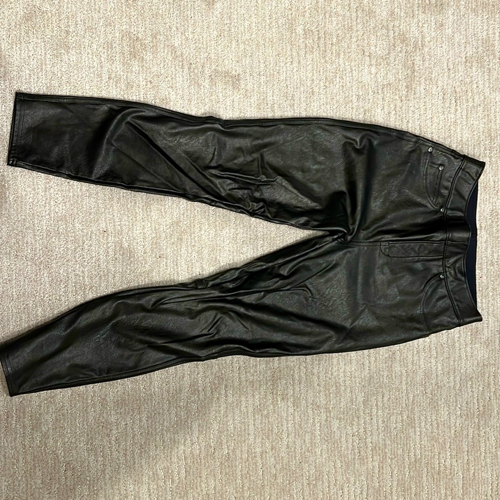 Spanx Leather-Like Ankle Skinny Pant